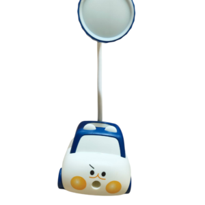 cute cartoon car led desk lamp – adjustable study & night light for kids